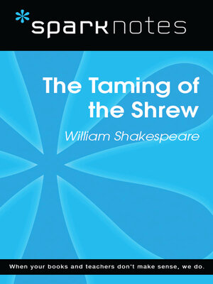 cover image of The Taming of the Shrew: SparkNotes Literature Guide